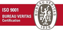 Bild: Logo des Bureau Veritas über die erfolgreiche ISO 9001 Zertifizierung